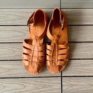 Punto Pigro Leather Fisherman Sandal